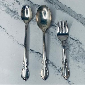 1847 Rogers Bros Silverplate Baby Flatware Set